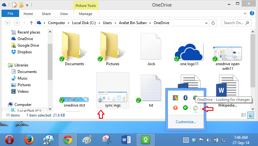 onedrive app vs desktop
