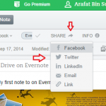 evernote note sharing