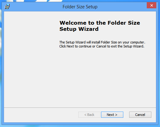 folder size utility