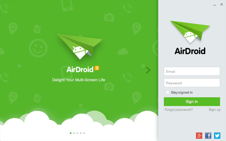 Airdroid Windows client