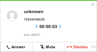 Call prompt on windows airdroid client