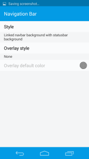 Linked navbar color with statusbar background
