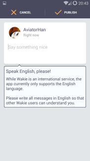 Speak English tip