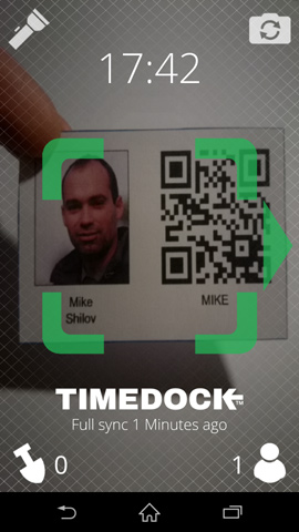 Registration in timedoc