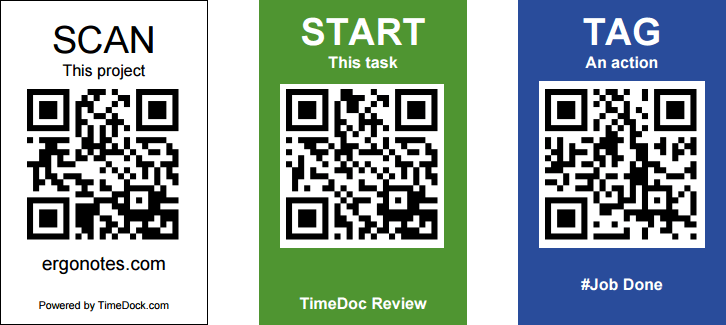 timedock qr codes