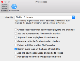 4k video downloader Preferences