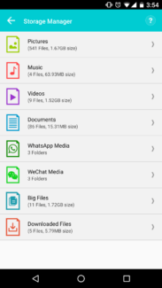 android storage manager