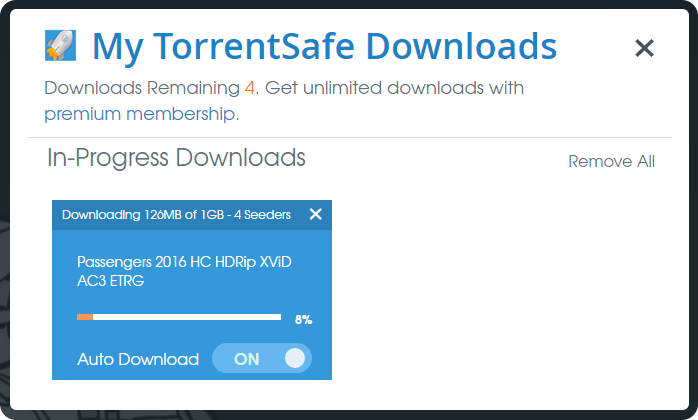 torrent safe - downloading